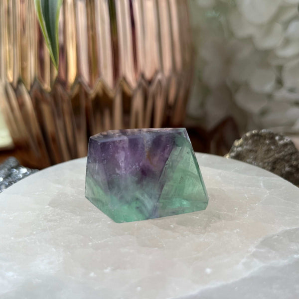 Fluorite Faceted Freeform - Intuition & Protection 2- Small Crystals