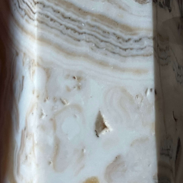 Dendritic Yellow Calcite Tower Point - Accomplishments & Purpose Crystals