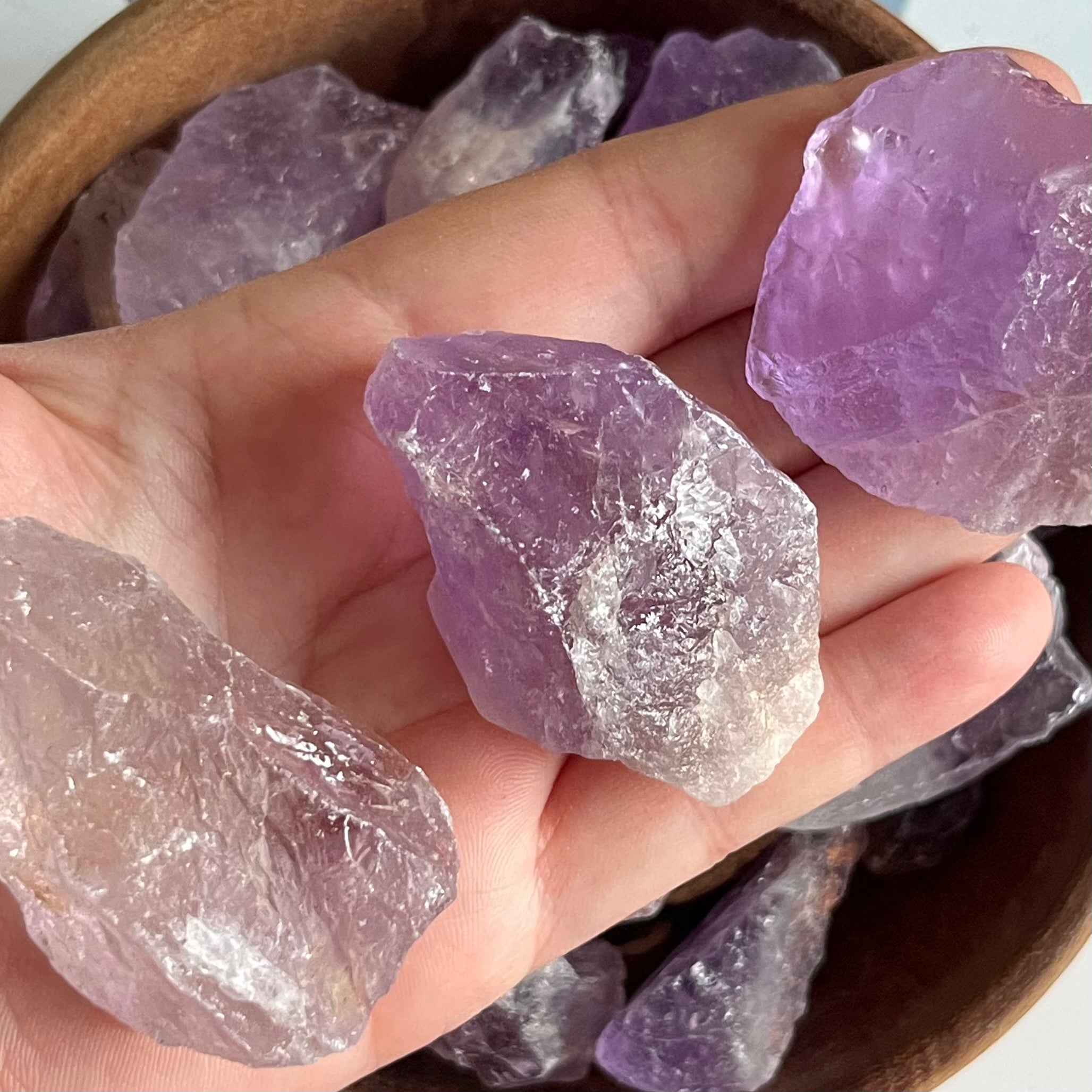 Rough Amethyst Chunk - Spirituality & Transmutation 5- 51g - 60g Crystals