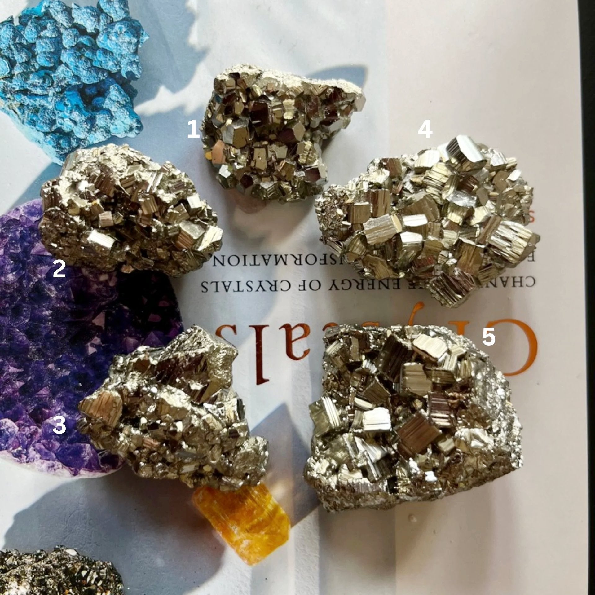 Pyrite Clusters