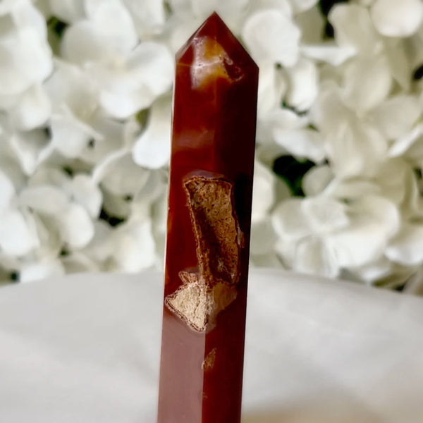 Carnelian Polished Point - Vitality & Courage 4- 10cm x 2cm Crystals