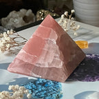 Rose Calcite Pyramid - Compassion & Empathy Crystals