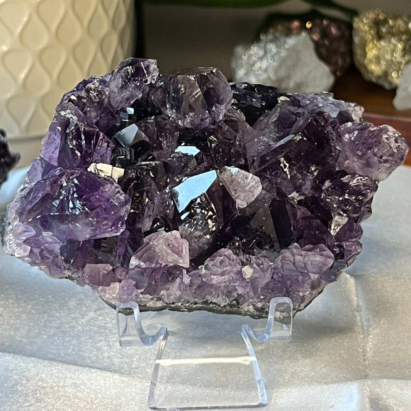 Amethyst Drusy Clusters (Uruguay) - Spirituality & Transmutation 10- 10cm x 6.3cm Crystals