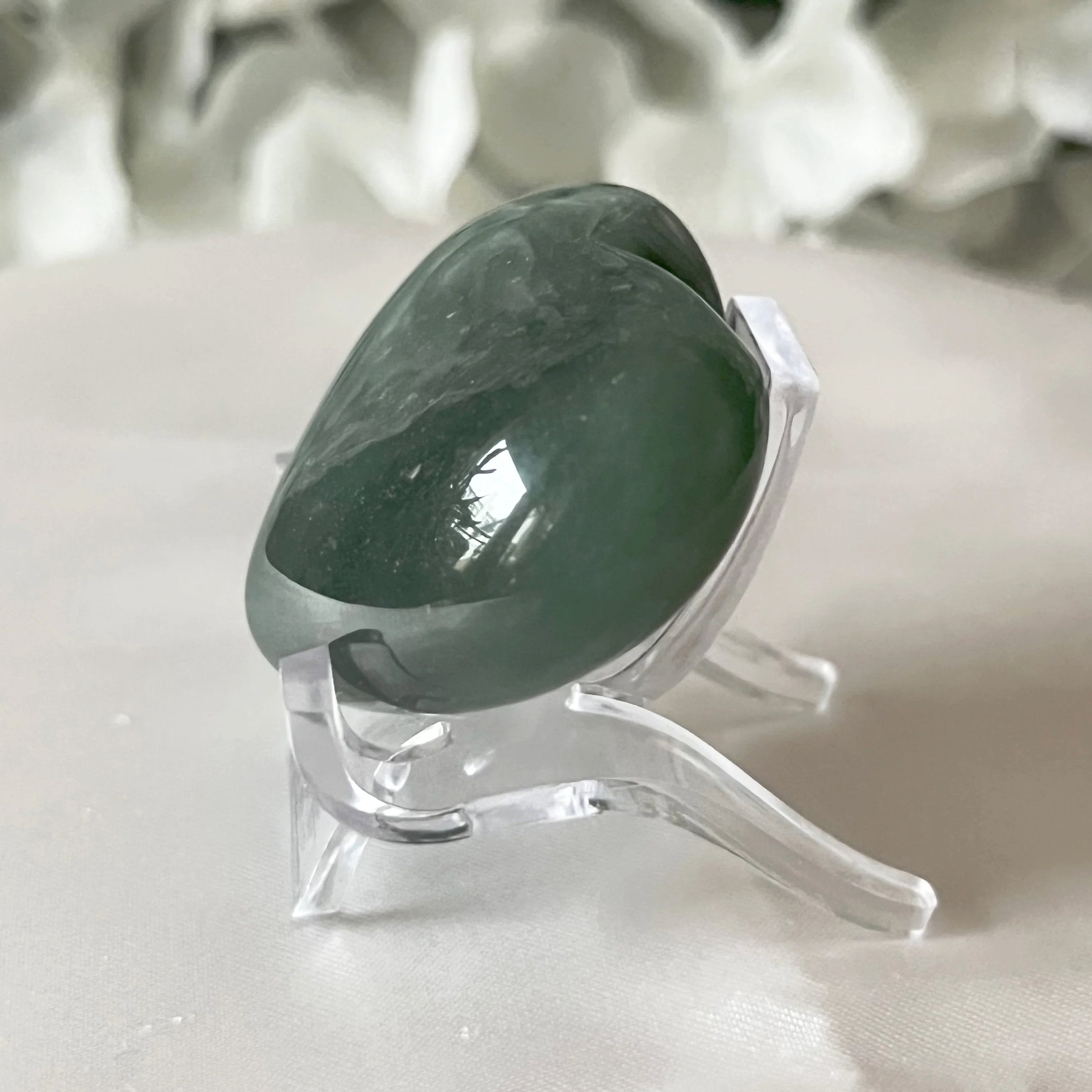 Green Aventurine Heart - Abundance & Luck Crystals