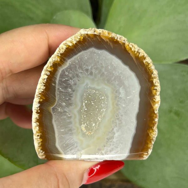 Natural Agate Cut Base Geode - Balance & Harmony Crystals