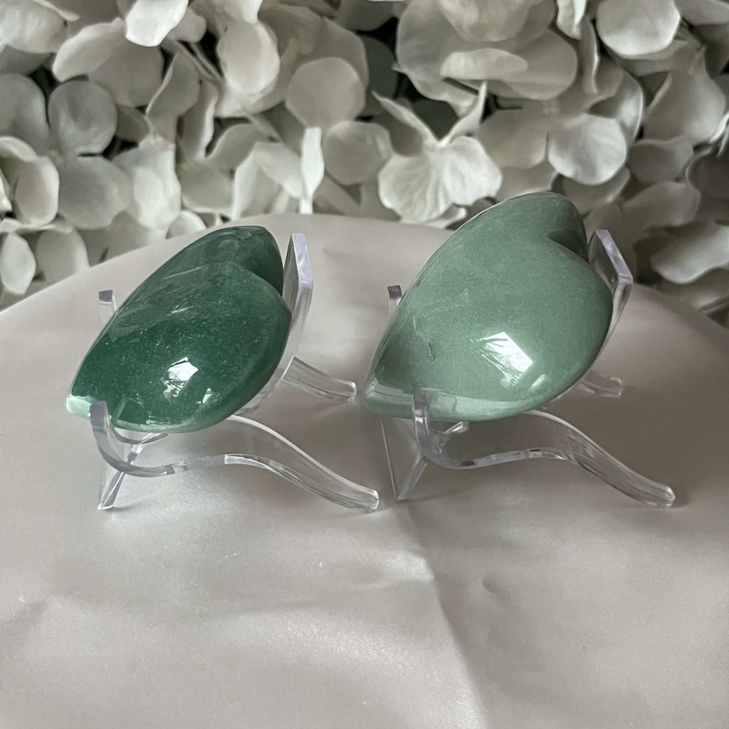 Green Quartz Heart - Vitality & Healing Crystals