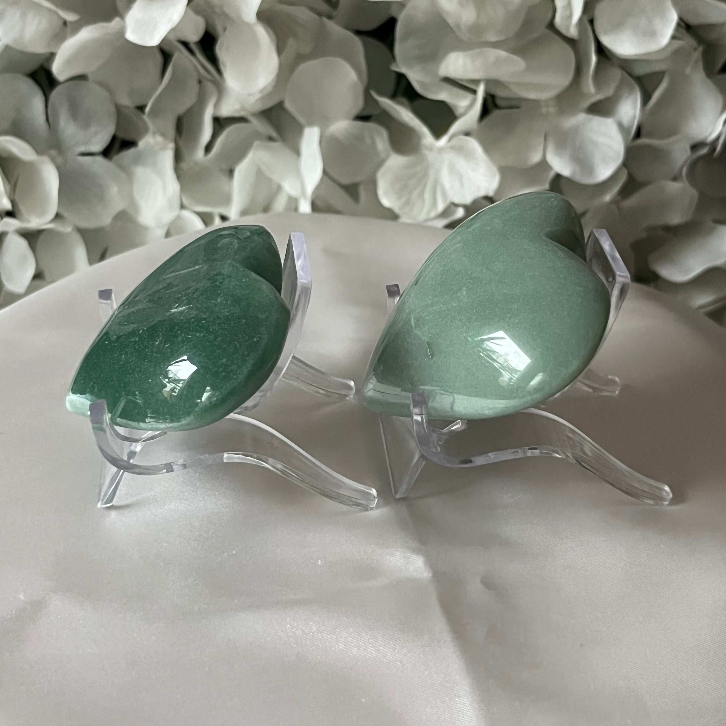 Green Quartz Heart - Vitality & Healing Crystals