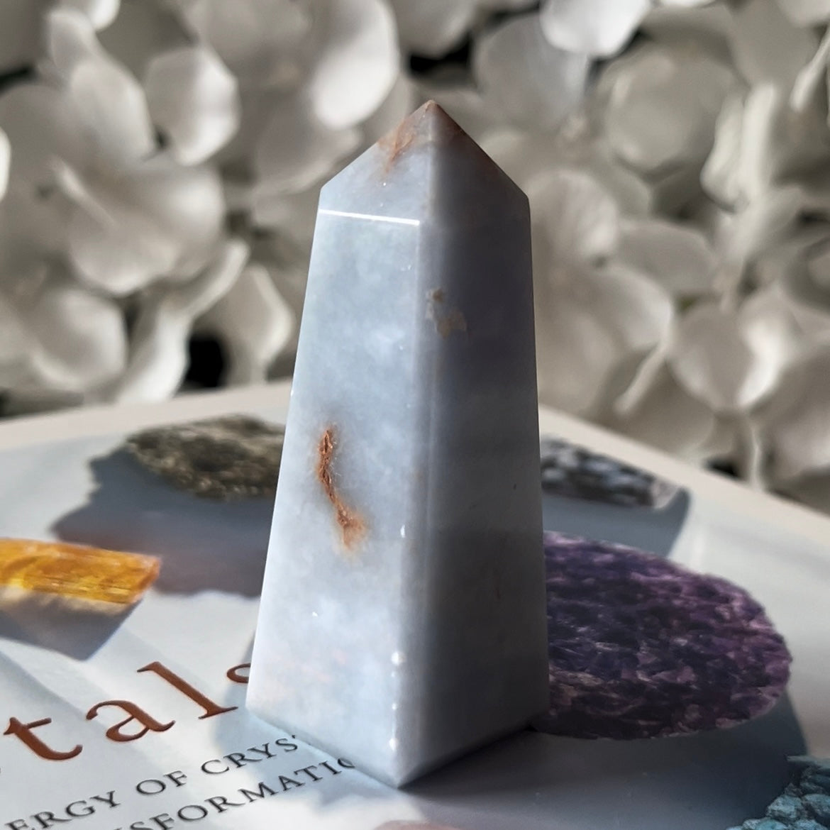 Angelite Obelisk - Angelic Connection & Harmony