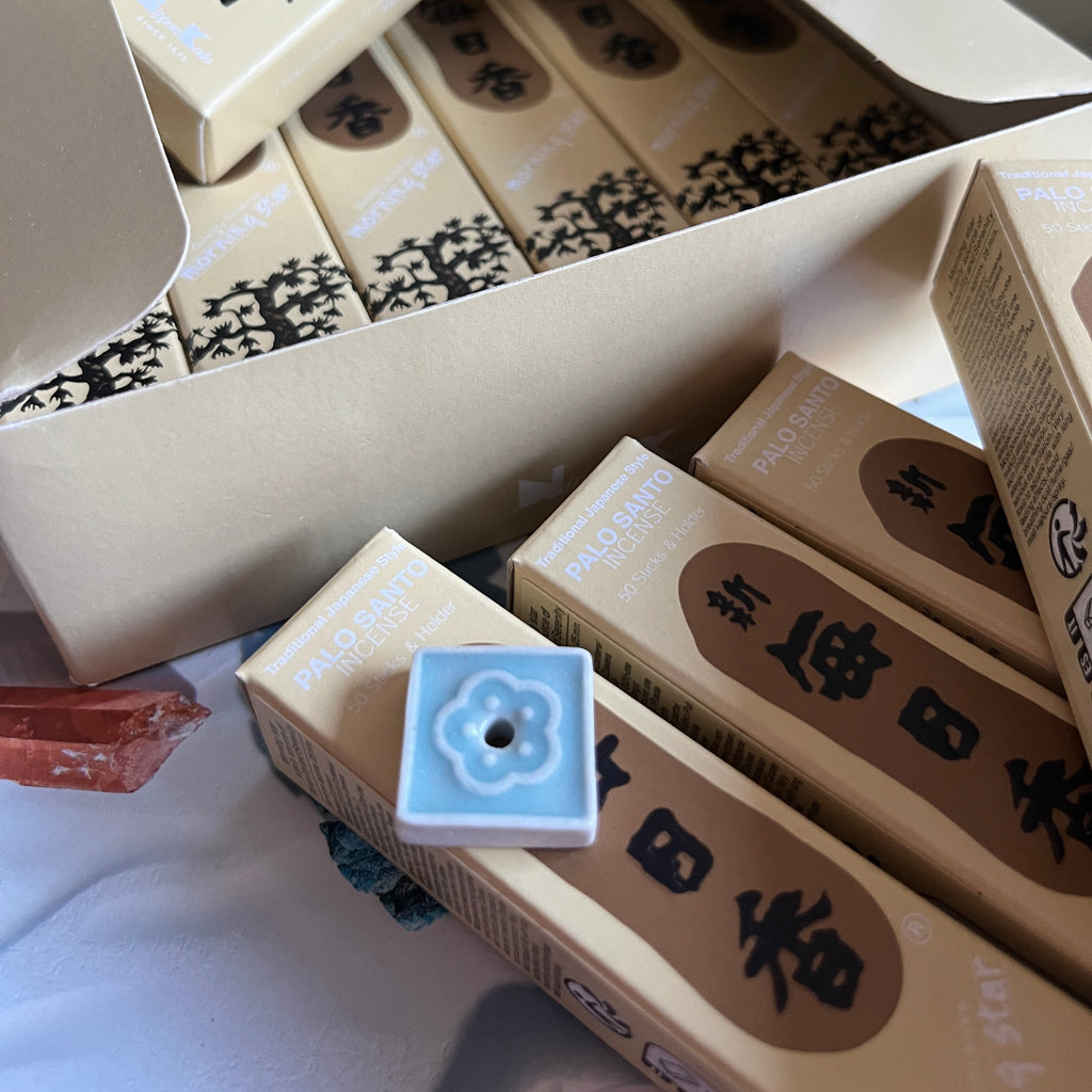 Collection of rubber stamps with visible brand name on a white surface