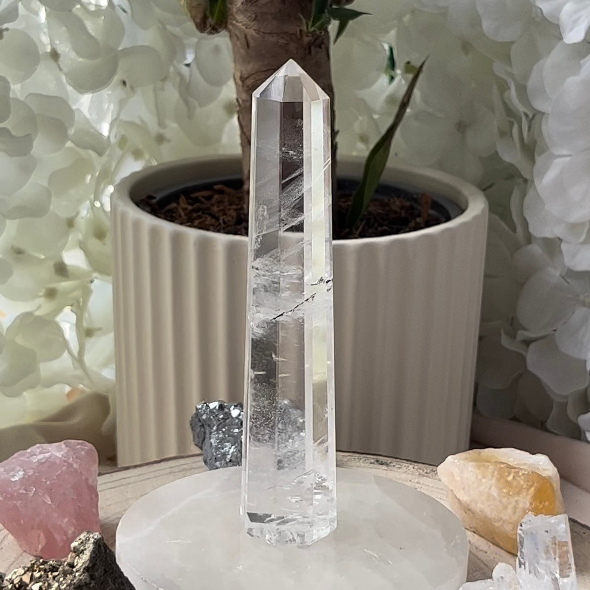 Himalayan Quartz Tower - Chakra Alignment & Energetic Cleansing **Rare** Crystals