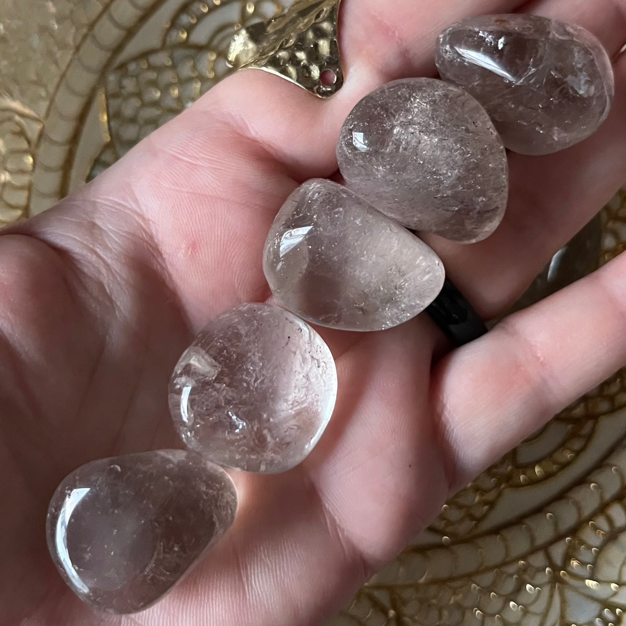 Smoky Quartz Tumblestones - Open Paths & Protection Medium Crystals
