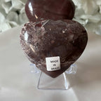 Guava Quartz Heart Crystals