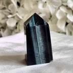 Blue Tiger's Eye (Hawk's Eye) Obelisk - Communication & Serenity Crystals