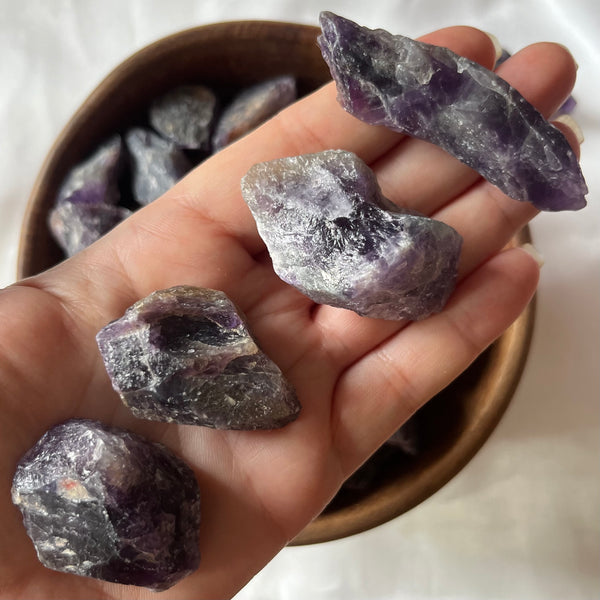 Rough Dark Amethyst Chunk - Spirituality & Transmutation