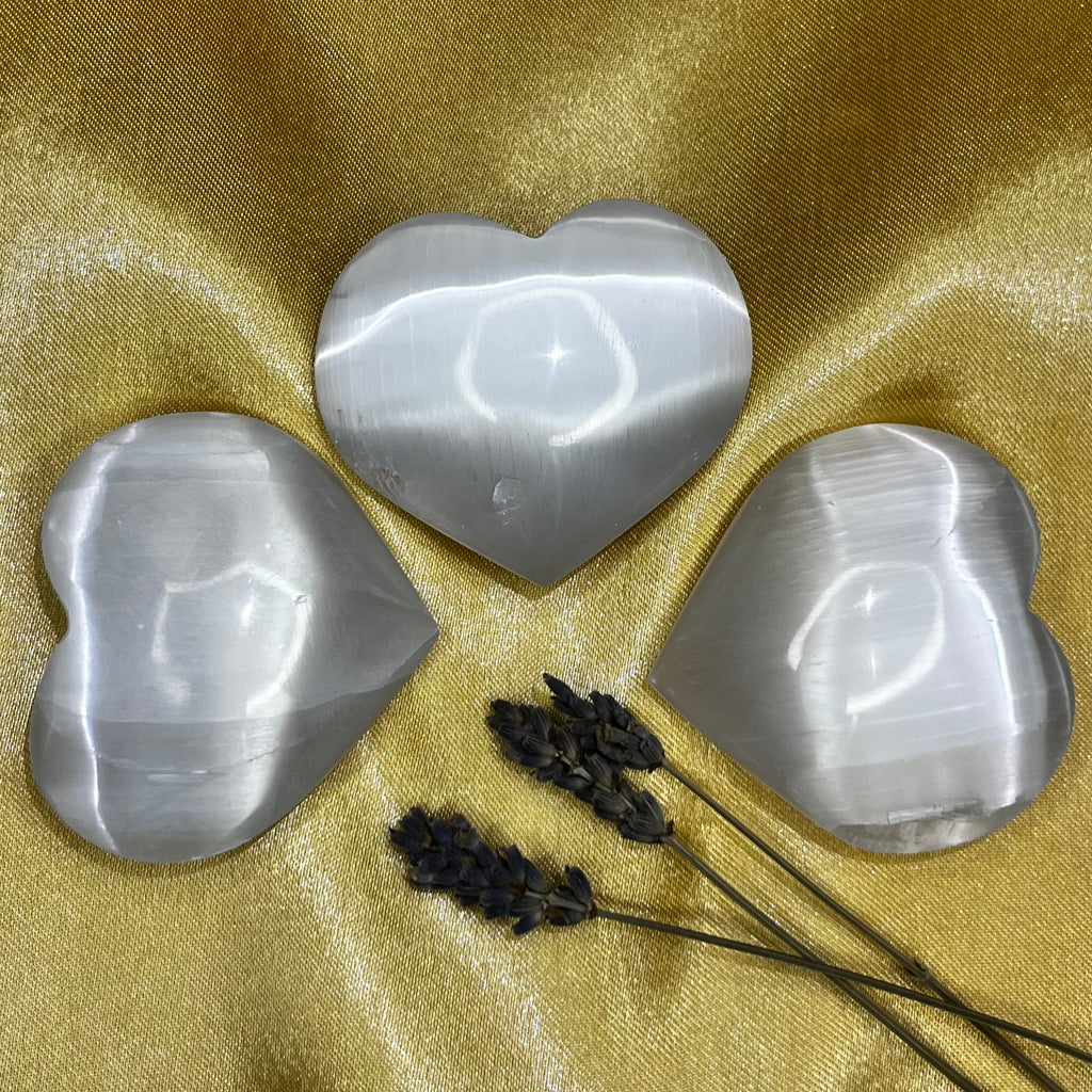 Selenite Heart - Cleansing & Purification Crystals