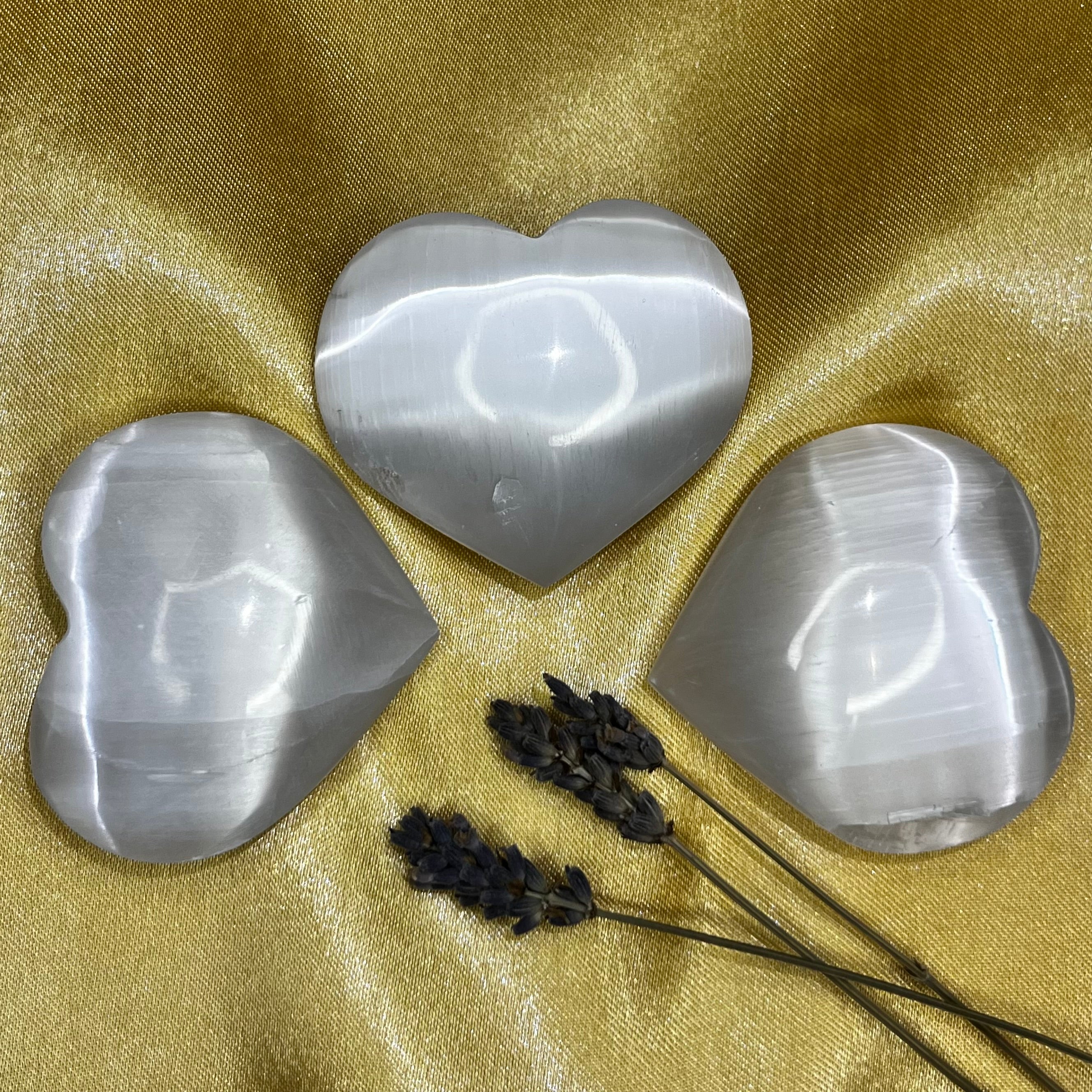 Selenite Heart - Cleansing & Purification Crystals