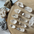 Rock Crystal (Quartz) Rough Points (Mini & Small)- Intuition & Wisdom