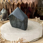 Hematite Cut Base Generator Point - Protection & Connection Crystals