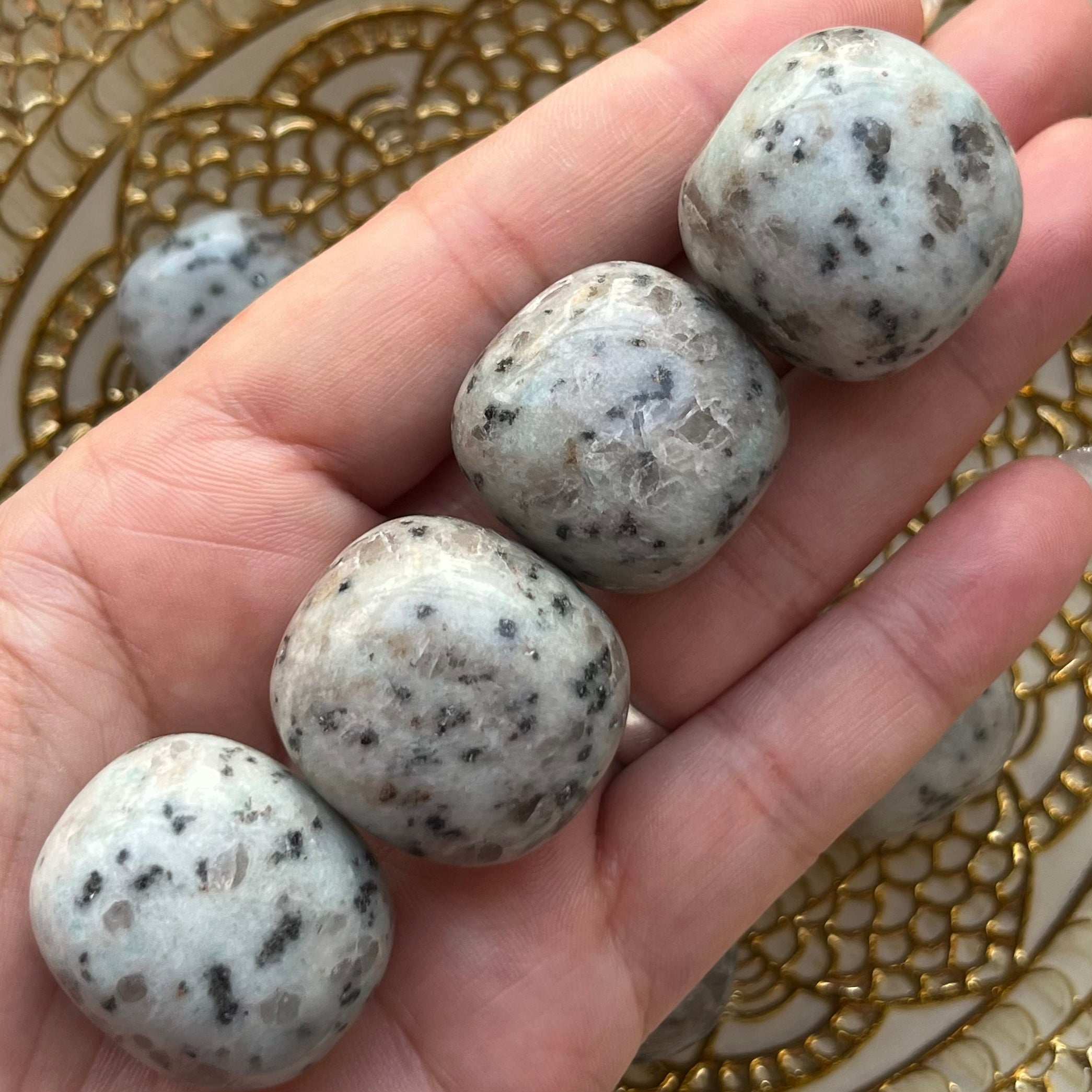 Kiwi Jasper Tumblestones Medium Crystals