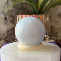 Blue Calcite Sphere 5cm Crystals