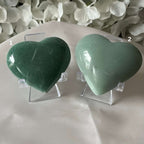 Green Quartz Heart - Vitality & Healing Crystals