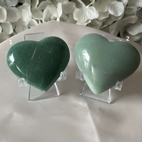 Green Quartz Heart - Vitality & Healing