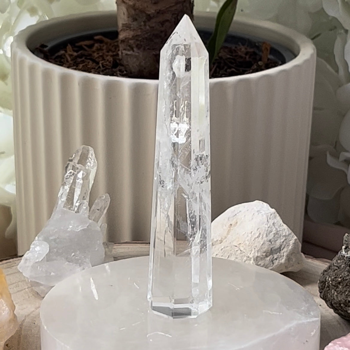 Himalayan Quartz Tower - Chakra Alignment & Energetic Cleansing **Rare** 7- 10.5cm Crystals