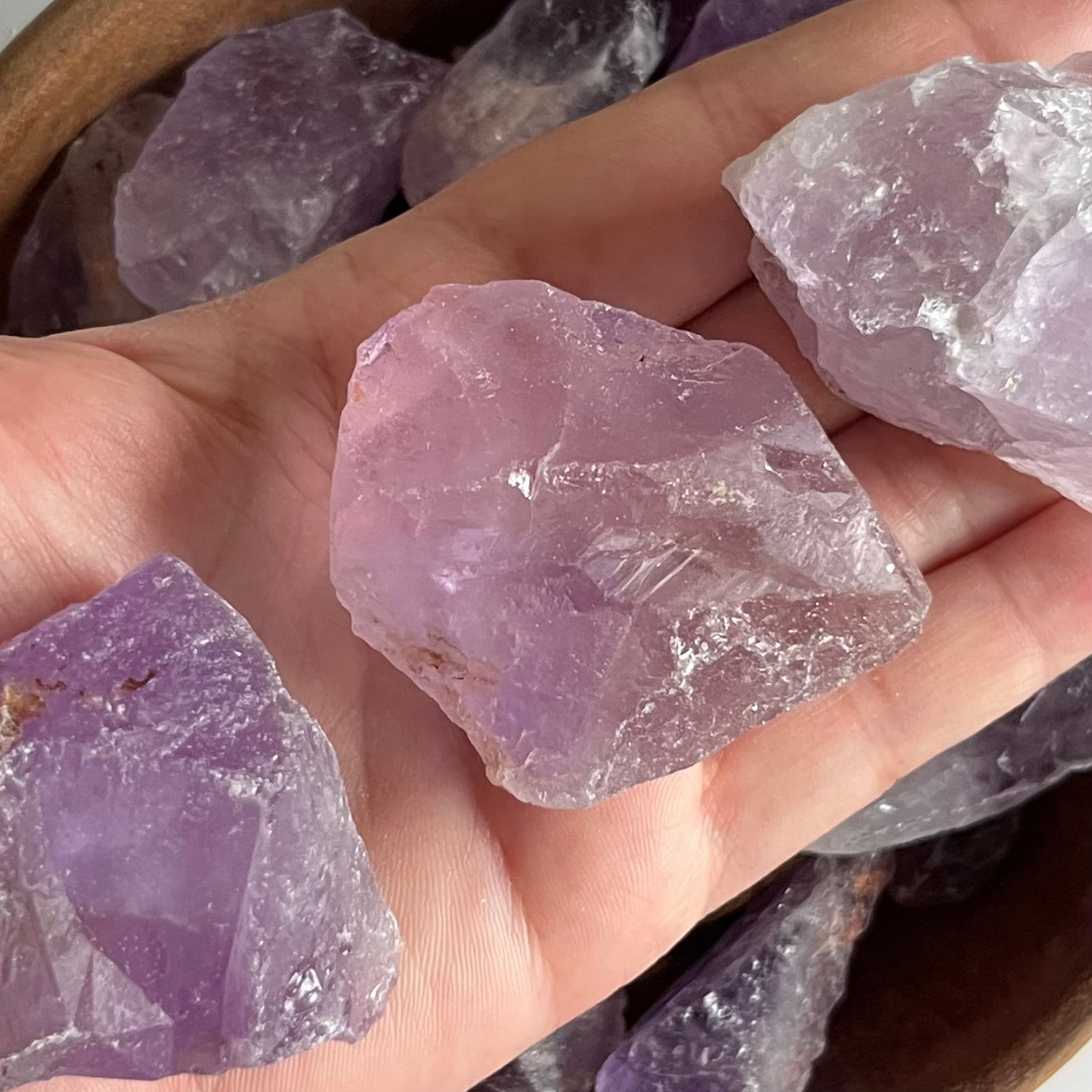Rough Amethyst Chunk - Spirituality & Transmutation 6- 61g - 70g Crystals