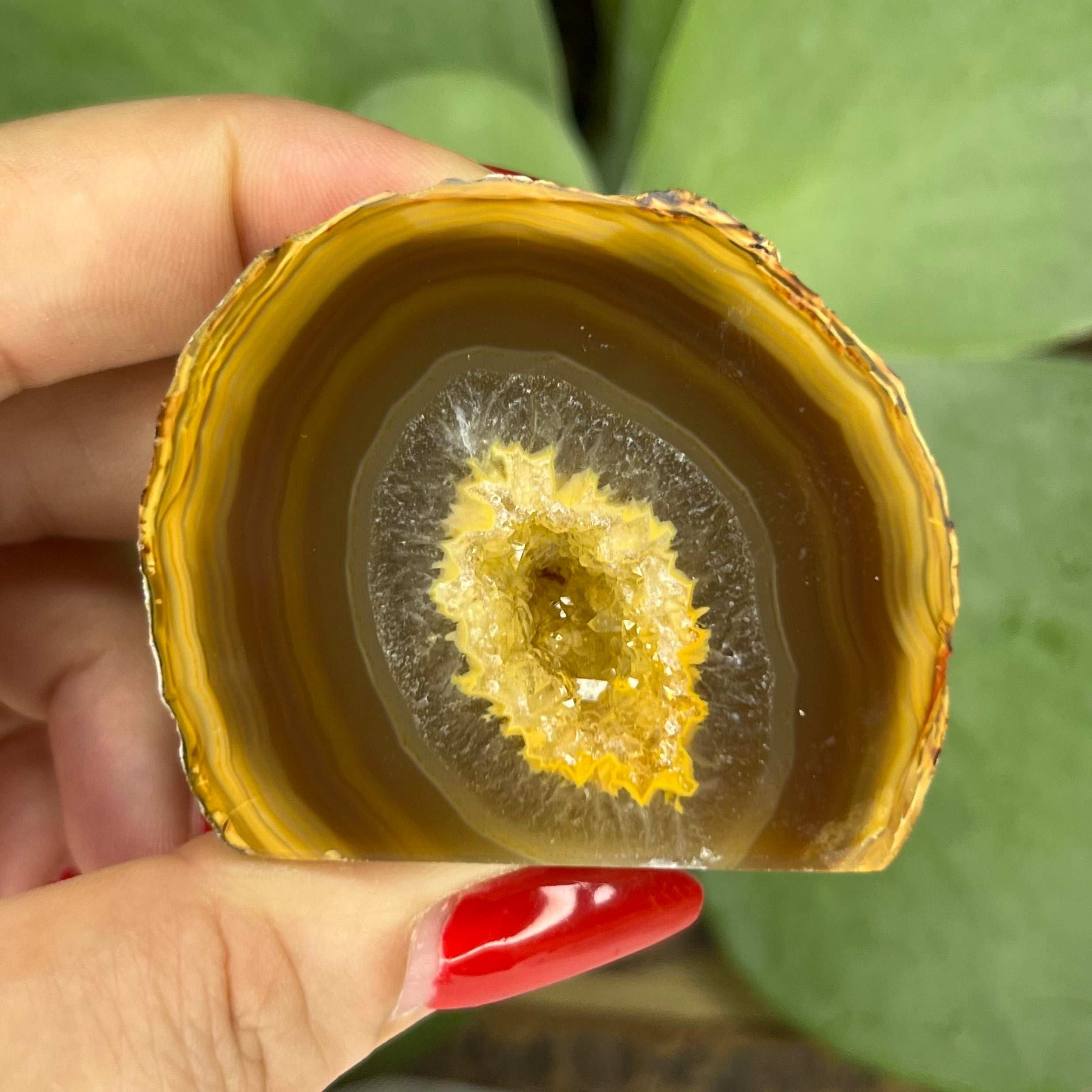 Natural Agate Cut Base Geode - Balance & Harmony Crystals