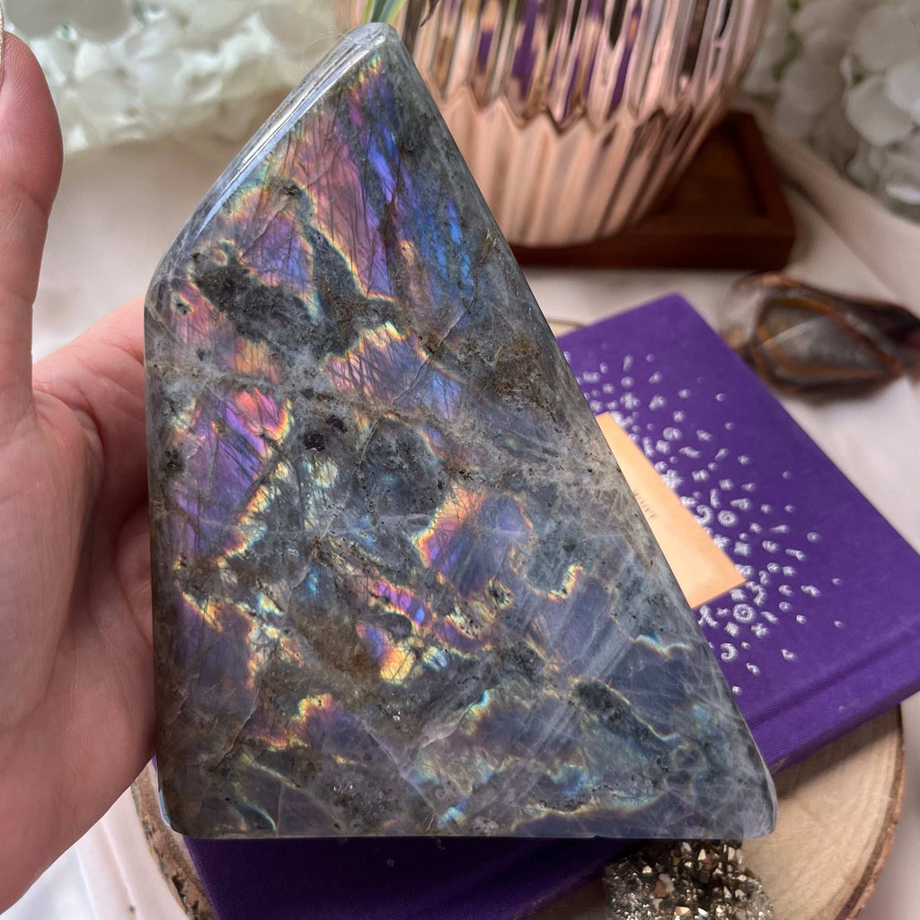 Labradorite Freeform (Purple Flash) - Magic & Clairvoyance Crystals
