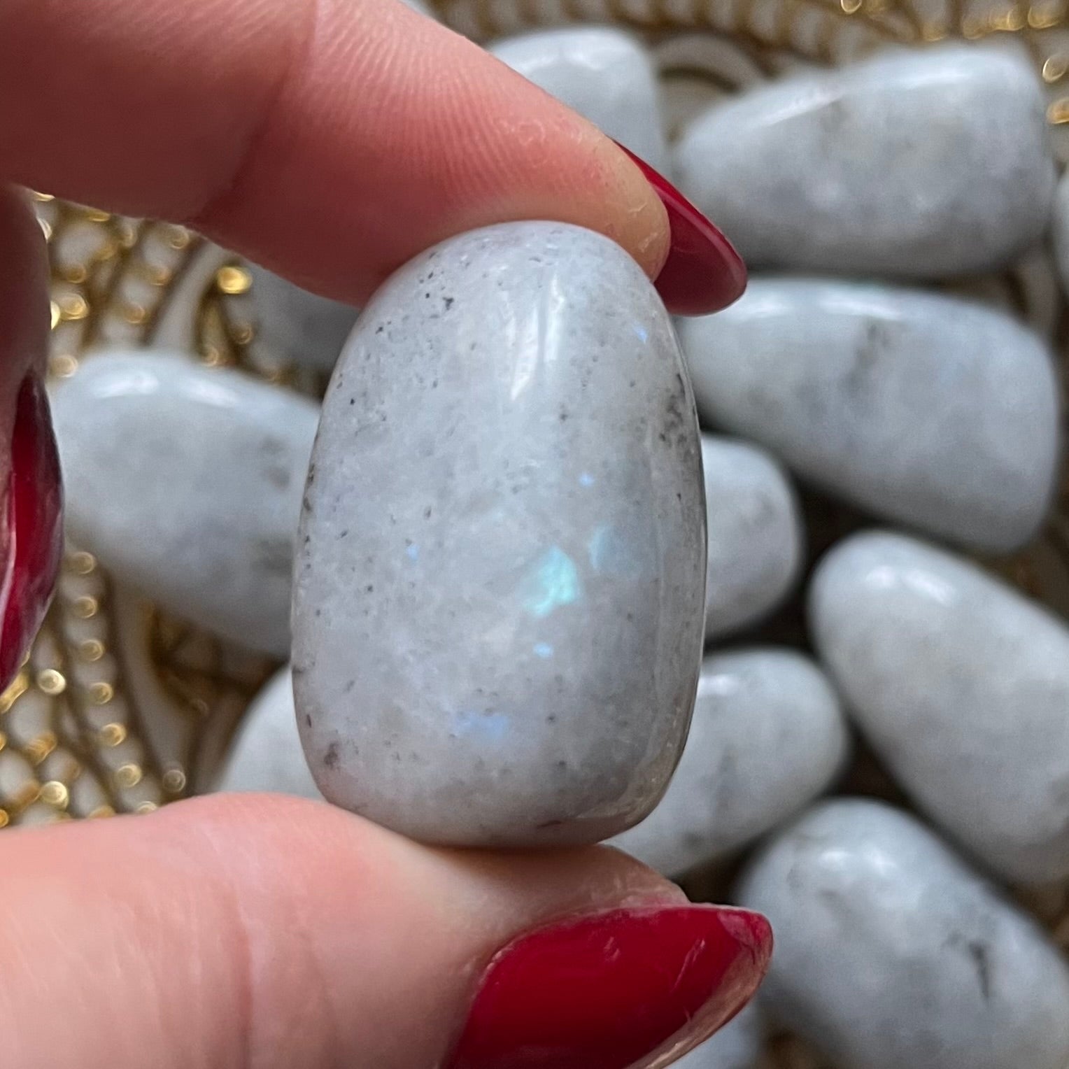 Grey Labradorite Tumblestones Crystals