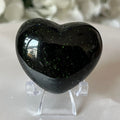 Green Goldstone Heart 4cm Crystals