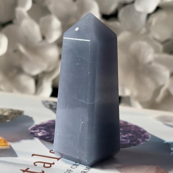 Angelite Obelisk - Angelic Connection & Harmony