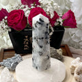 Rainbow Moonstone Obelisk - Feminine Energy 3- 12.3cm Crystals