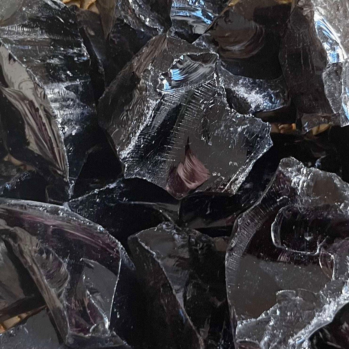Rough Black Obsidian Chunk - Protection & Awareness Crystals