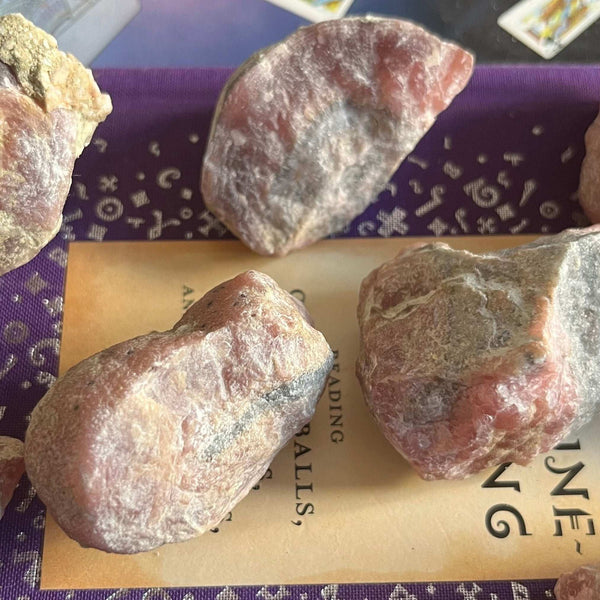 Rough Rhodochrosite Chunk Crystals