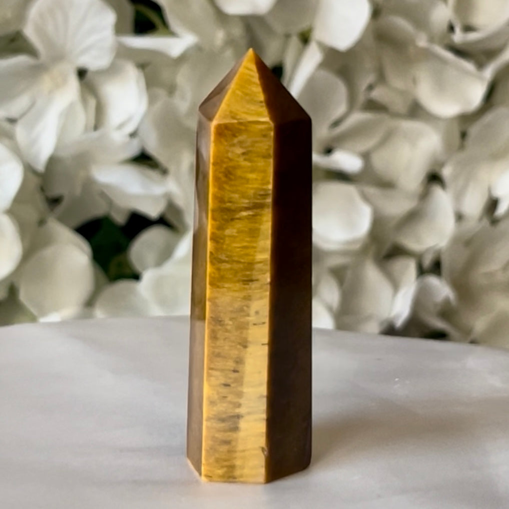 Tiger Eye Point - Courage & Protection Crystals