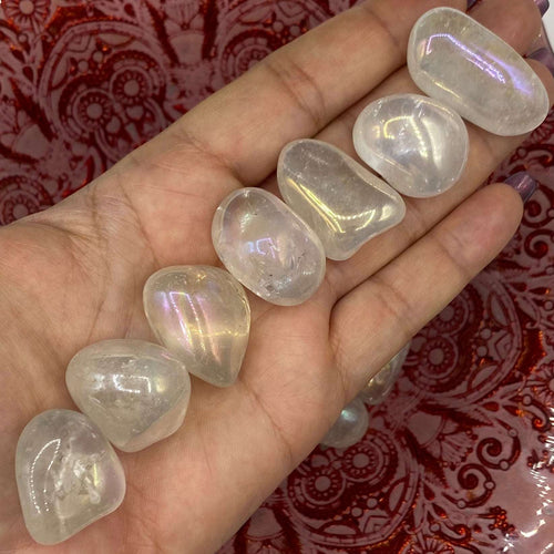 Angel Aura Quartz Tumblestones Crystals