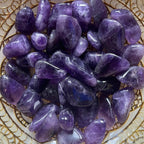 Dark Amethyst Tumblestones - Spirituality & Transmutation (Namibia) Crystals