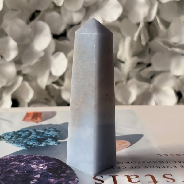 Angelite Obelisk - Angelic Connection & Harmony