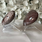 Guava Quartz Heart Crystals