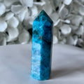 Blue Apatite Point - Intuition & Enlightenment 6.4cm x 1.8cm Crystals