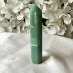 Green Aventurine Polished Point - Abundance & Luck Crystals