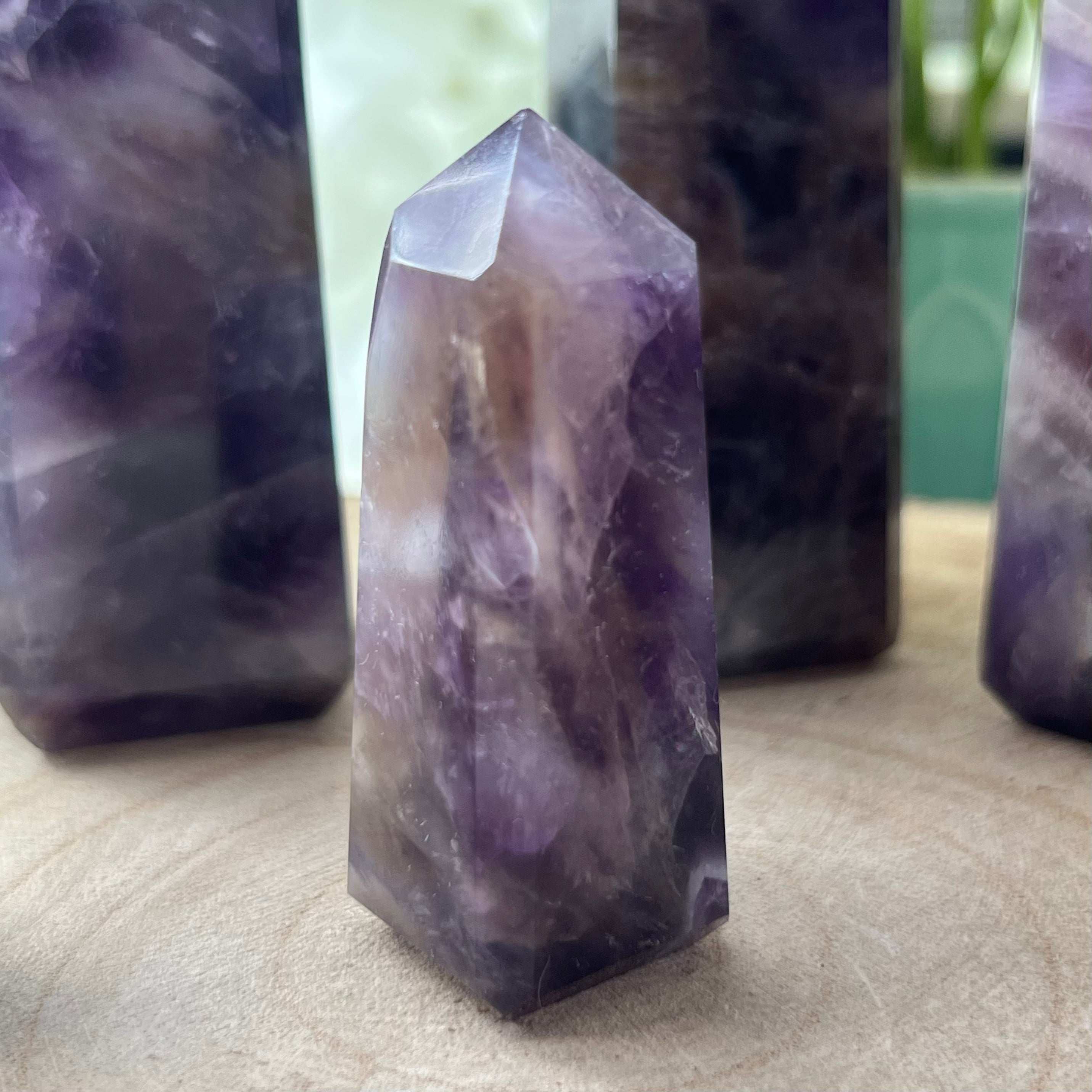 Amethyst Obelisk - Spiritual Wisdom & Comfort 3- 5cm Crystals