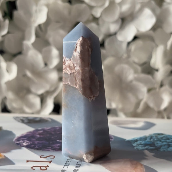 Angelite Obelisk - Angelic Connection & Harmony