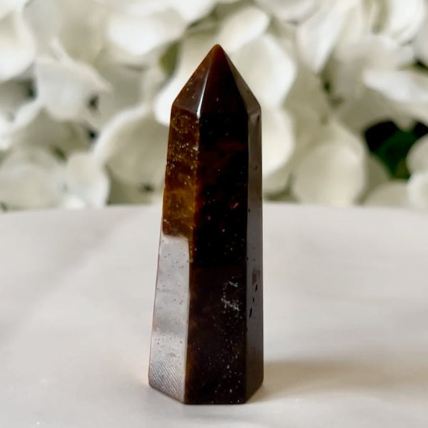 Tiger Eye Point - Courage & Protection Crystals
