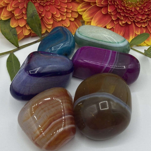 Banded Agate Tumblestones - Balance & Harmony Large Crystals