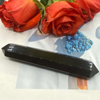 Black Obsidian Double Terminated Wand - Protection & Awareness Crystals