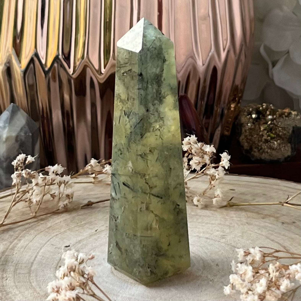 Prehnite Obelisk Crystals