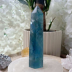 Blue Fluorite Point 4- 10.9cm Crystals